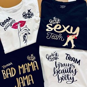 4PK “Girl Trip” Tees